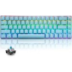 T8 rgb 60% clavier m�canique clavier de jeu filaire layout compacte 65% 18 led rvb chroma r�tro�clair�es ...