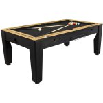 Table 7ft industrielle convertible mannoni - billard / air hockey / ping pong / table  manger - livraison ...