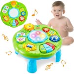 Table dactivit� - tambour b�b� - jouet musical - lumi�res - �ducatif - 18 mois et plus