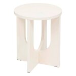 Table d?appoint bloom ivoire 50540x40cm - atmosphera cr�ateur dint�rieur