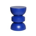 Table d'appoint en métal bleu assa Ø32 x h 44. 5cm - sweeek - contemporain - design Table d'appoint en métal bleu assa Ø32 x h 44. 5cm - sweeek - contemporain - design
