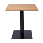 Table de bar - non spécifié - 70x70 cm - métal anthracite - 4 places - design contemporain Table de bar - non spécifié - 70x70 cm - métal anthracite - 4 places - design contemporain