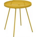 Table basse en acier flower 44 cm miel Table basse en acier flower 44 cm miel