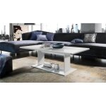 Table basse blanche 120 x 40 x 70