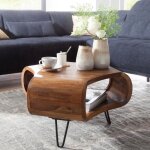Table basse bois massif métal 55x38x55cm - finebuy - sheesham - verni - marron foncé - classique - intemporel ... Table basse bois massif métal 55x38x55cm - finebuy - sheesham - verni - marron foncé - classique - intemporel ...