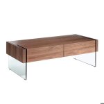 Table basse bois noyer et verre trempé roka - ac angel cerdá - rectangulaire - salon - contemporain - ... Table basse bois noyer et verre trempé roka - ac angel cerdá - rectangulaire - salon - contemporain - ...