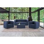 Table basse coffre terracotta - terracotta - couleur bleu - rectangulaire - pliant - salon Table basse coffre terracotta - terracotta - couleur bleu - rectangulaire - pliant - salon