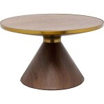 Table basse cono 70cm noyer kare design