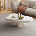 Table basse design nuage moderne ? coffee table forme cloud style scandinave minimaliste pour salon table ...