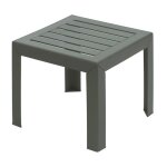 Table basse - grosfillex - miami - forest green - 40x40 - rsine