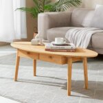 Table basse - en. casa - harbo�re - marron - ovale - adulte