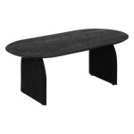 Table basse isana 120x60cm noir - atmosphera cr�ateur dint�rieur