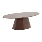Table basse en mdf - brun laqu� - antelada