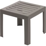 Table basse miami 40x40cm taupe