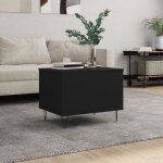 Table basse noir 60x44, 5x45 cm bois d'ingénierie Table basse noir 60x44, 5x45 cm bois d'ingénierie