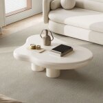 Table basse nuage cr�me ? design moderne minimaliste style nordique coffee table salon tendance91 cm
