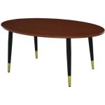 Homcom - table basse - bois - 100x60x42cm - marron Homcom - table basse - bois - 100x60x42cm - marron