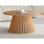 Table basse placage ch�ne - naturel clair - carmiza