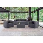 Table basse avec rangement - terracotta - gris foncé - rectangulaire - pliable - contemporain Table basse avec rangement - terracotta - gris foncé - rectangulaire - pliable - contemporain