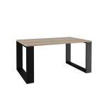 Table basse rectangulaire style industriel - hucoco - alada - 90x58x50 cm - aspect bois Table basse rectangulaire style industriel - hucoco - alada - 90x58x50 cm - aspect bois