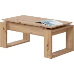 Table basse relevable - baltik - rectangulaire - chêne - sur pieds - 105 x 55 x 45 cm Table basse relevable - baltik - rectangulaire - chêne - sur pieds - 105 x 55 x 45 cm