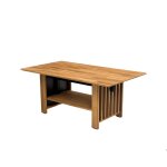 Table basse relevable bois massif de ch�ne 110 cm - elia