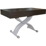 Table basse relevable - kubic - weng - bois - laqu - contemporain