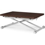 Table basse relevable philadelphia bois wenge