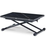 Table basse relevable philadelphia effet c�ramique noir