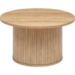 Table basse colva en placage effet bois d70cm - atmosphera cr�ateur dint�rieur
