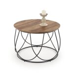Table basse ronde nubira design industriel cadre métallique durable pour salon chambre couleur marbré ... Table basse ronde nubira design industriel cadre métallique durable pour salon chambre couleur marbré ...