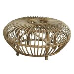 Table basse ronde en rotin naturel chillvert parma 73x73x39 cm avec motif géométrique Table basse ronde en rotin naturel chillvert parma 73x73x39 cm avec motif géométrique