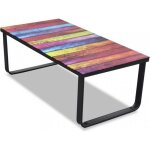 Table basse de salon salle a manger design verre musique multicolore 90 x 45 cm Table basse de salon salle a manger design verre musique multicolore 90 x 45 cm