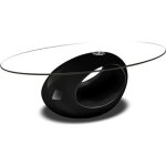 Table basse de salon noire - symbiose - designetsamaison
