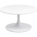 Table basse schickeria blanche 80cm kare design