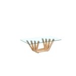 Table basse style item home - item home - moderne marron clair - transparent noyer - verre - table café ... Table basse style item home - item home - moderne marron clair - transparent noyer - verre - table café ...