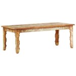 Table basse - vidaxl - bois de récupération massif - style vintage Table basse - vidaxl - bois de récupération massif - style vintage