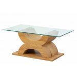 Inter link table basse x - type chêne sauvage mdf Inter link table basse x - type chêne sauvage mdf
