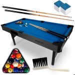 Table de billard 6ft - neo - sport - mod�le ns - 809 - 178x95x80 cm - 16 billes - 2 queues 92 cm - 6 ...