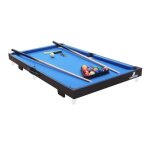 Table de billard portable cougar noir / bleu mini - surface de 110 x 56 cm Table de billard portable cougar noir / bleu mini - surface de 110 x 56 cm