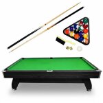 Table de billard thunder� bold - black - 8ft accessoires inclus �coulement r�sistante pour enfants et ...