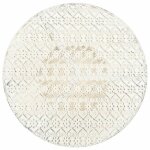 Table de bistro - hililand - style vintage - ronde - métal - blanc - avec panier de rangement Table de bistro - hililand - style vintage - ronde - métal - blanc - avec panier de rangement