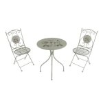Table et chaise bistrot axi maxime - ensemble bistro extrieur vin crme
