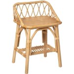 Table de chevet rotin