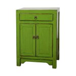Table de chevet chinois - fine asianliving - vert high gloss - w42xd32 x h 60 cm