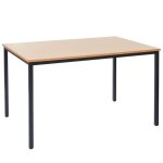 Table de confrence - bureau - 120x80 mdf - aspect htre
