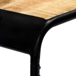 Table console en bois de manguier massif brut kimiss - laqué - style industriel - 140 x 35 x 76 cm Table console en bois de manguier massif brut kimiss - laqué - style industriel - 140 x 35 x 76 cm