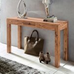 Table console en bois massif - finebuy - 120x70x40cm - 1 tiroir - style classique intemporel Table console en bois massif - finebuy - 120x70x40cm - 1 tiroir - style classique intemporel