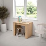 Table console extensible console meuble 220 pour 10 personnes chne rf2640