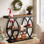 Table consolelittle tree100x30x80 cmavec 4 niveaux et �tag�res structure m�talliquepour couloirhall dentr�emar ...